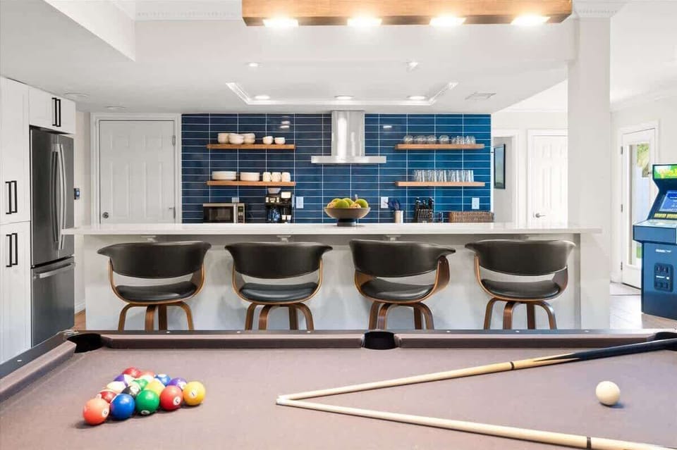 Get your game on in the ultimate entertainment space, perfect for groups.