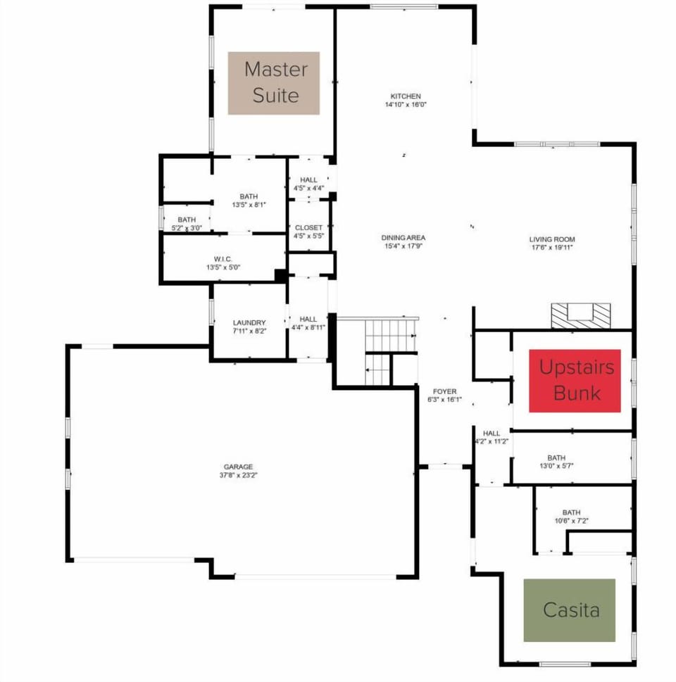 Upstairs Floor Plan