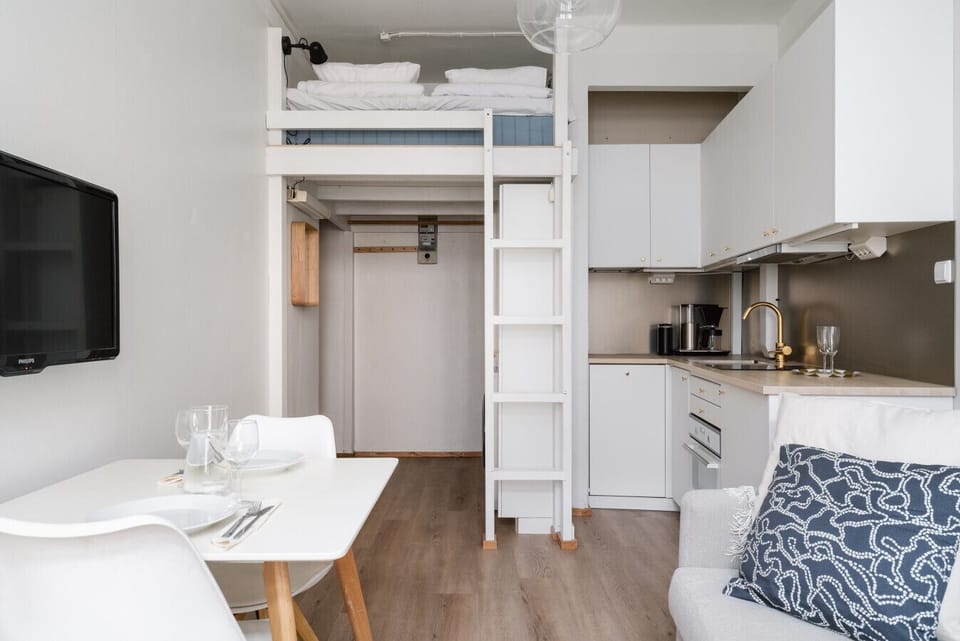This modern and cozy space is the perfect home base for exploring the city, with excellent public transportation options including trams and buses just steps away from the building.