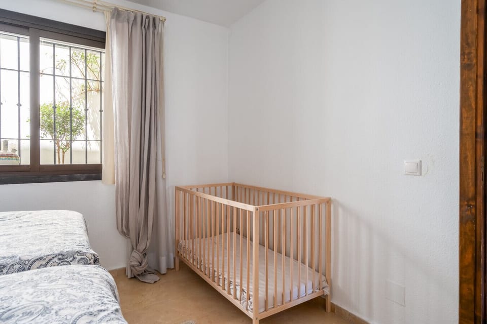 Apartment baby crib