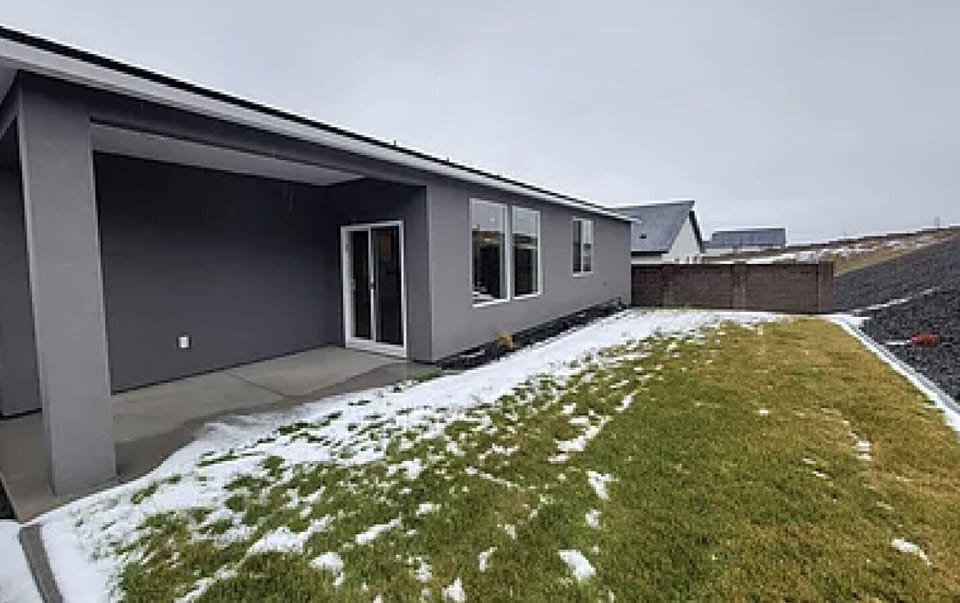 Fenced Backyard, with Patio & Barbecue