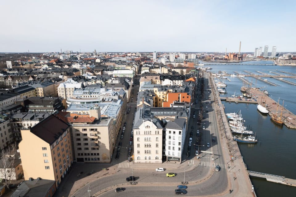 The apartment is located in the very city centre of Helsinki, where you can easily get anywhere on foot. For easy transportation, there are multiple tram and bus stops nearby, making it convenient to explore all parts of the city.