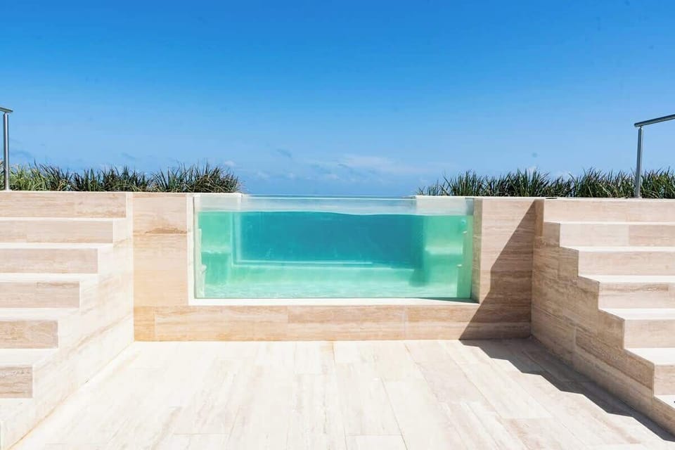 Rooftop pool