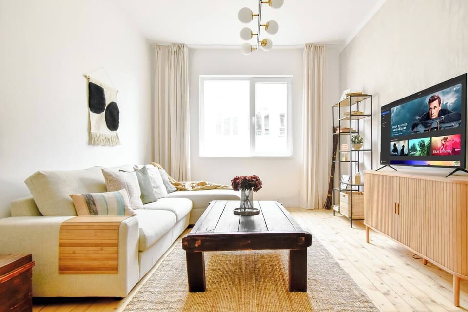 “Kick back in comfort with a movie or a good book—this cozy corner is your city retreat after a day of exploring Sofia.”
➡️ Your stylish home base in the heart of it all.