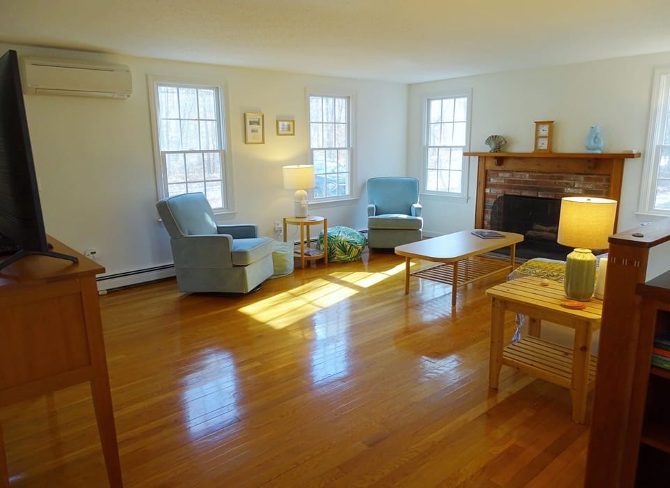 Living room includes smart TV