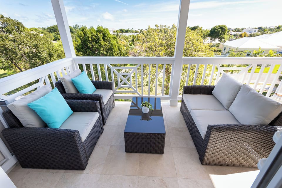Private balcony to catch the island breeze
