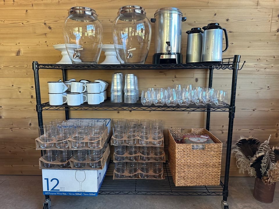 Well stocked Mess Hall to accommodate all your needs