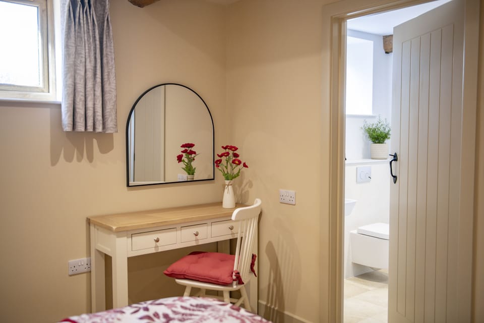 Ground floor: Master bedroom leading to the shower room