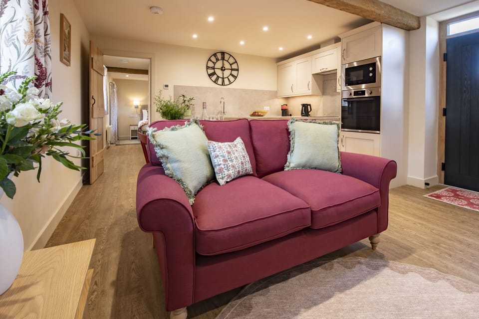 Ground floor: Enter into the open-plan living/dining/kitchen area