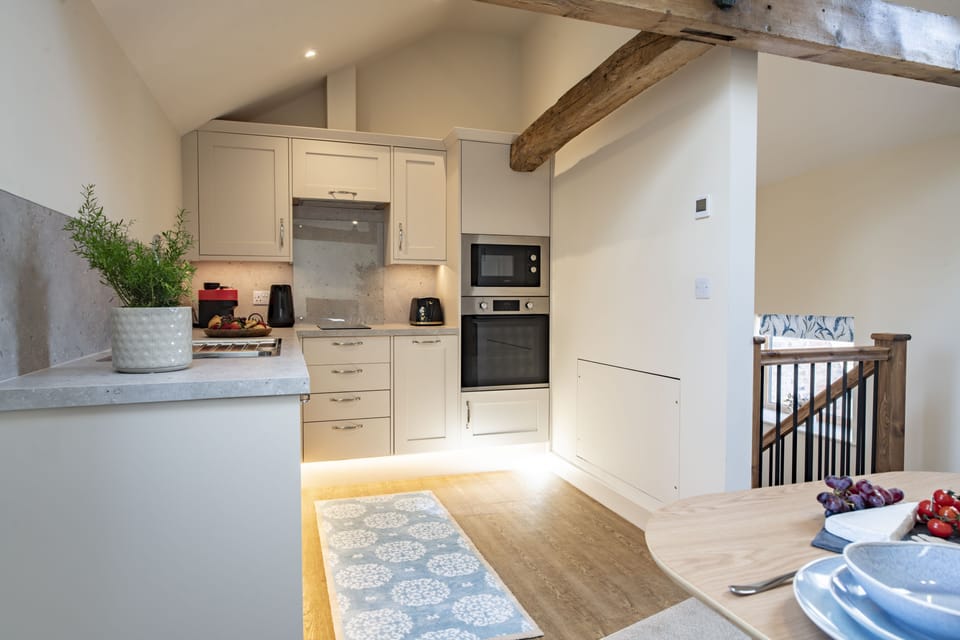First floor: Kitchen area