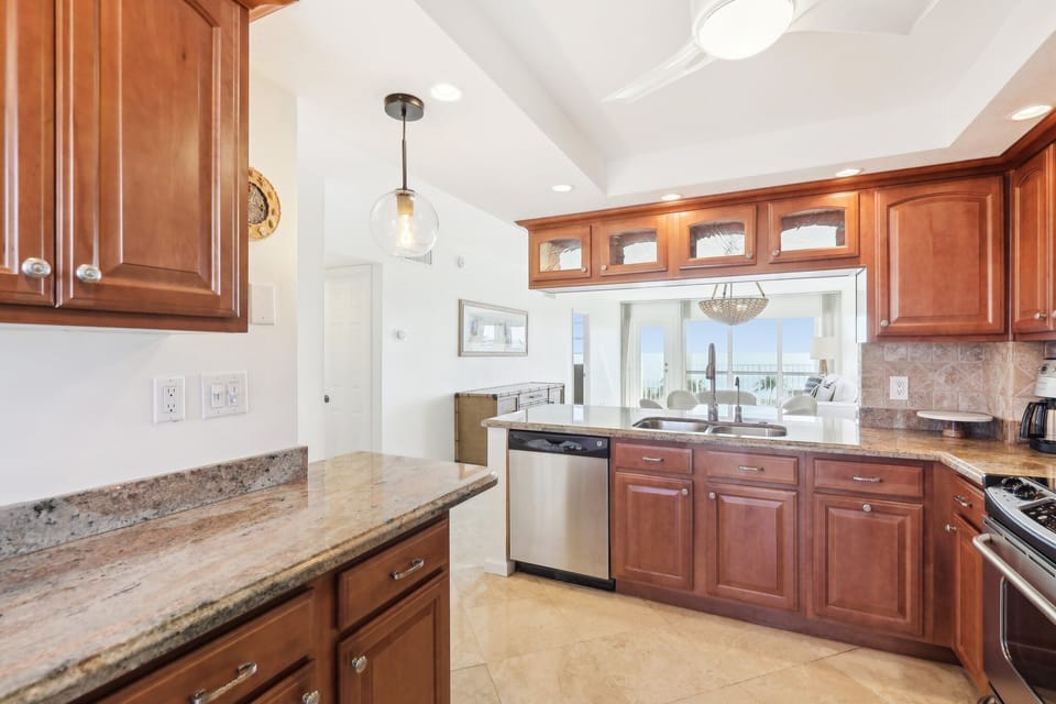 Fully equipped kitchen with everything you need to cook, dine, and feel at home.