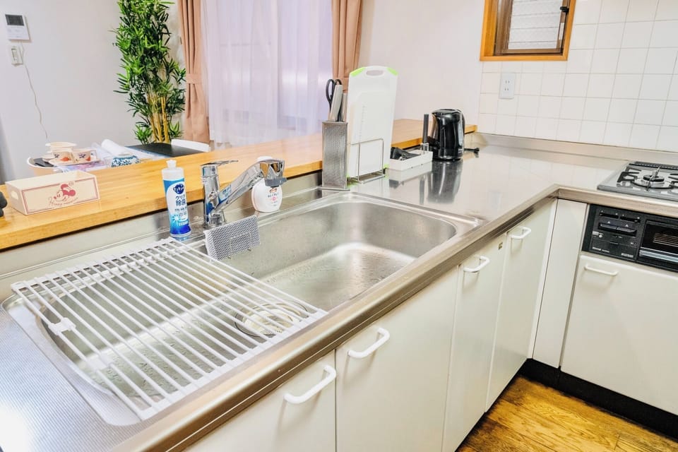 The kitchen is spacious and easy to use.