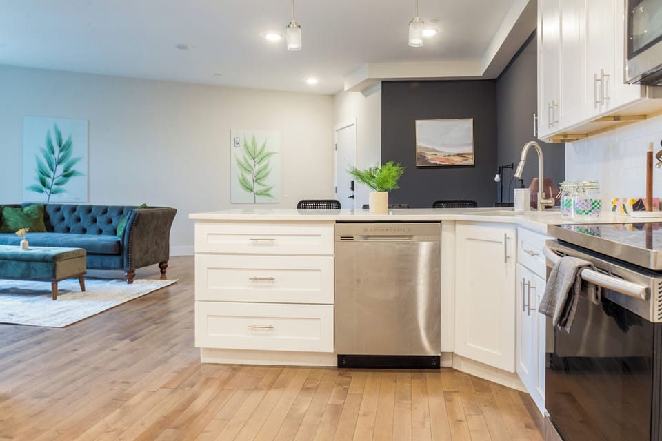 Organize in style with spacious and sleek cabinets that keep everything neat and within reach. #OrganizedLiving #StylishStorage #HomeEssentials
