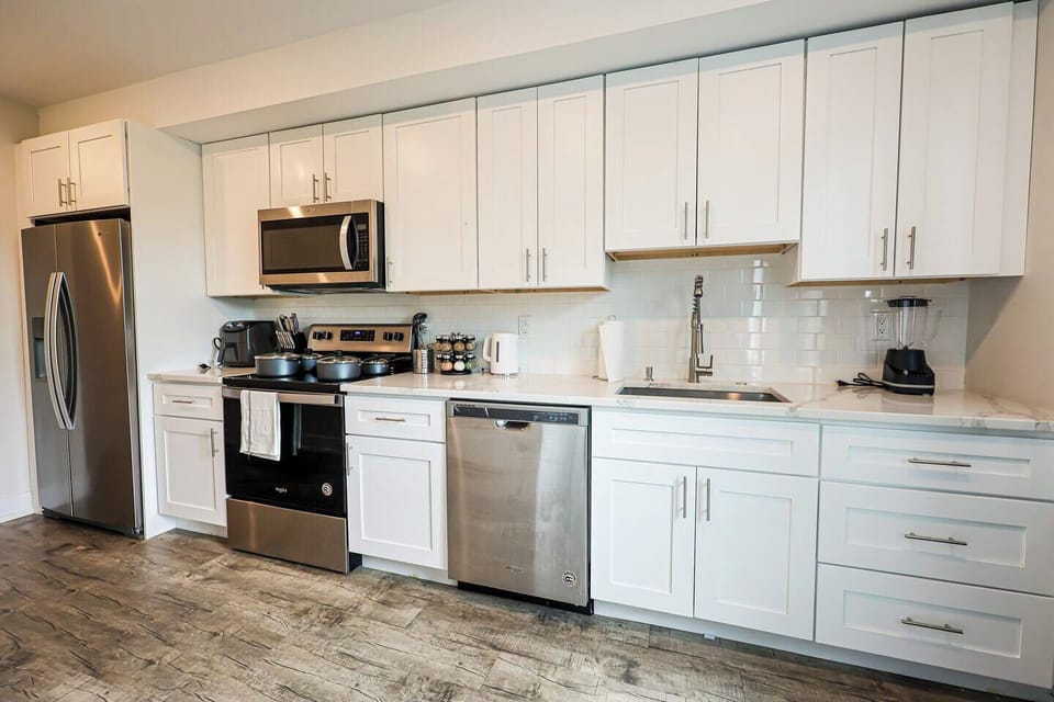 Bright space for happy cooking #SunnyKitchen #ChefsCorner