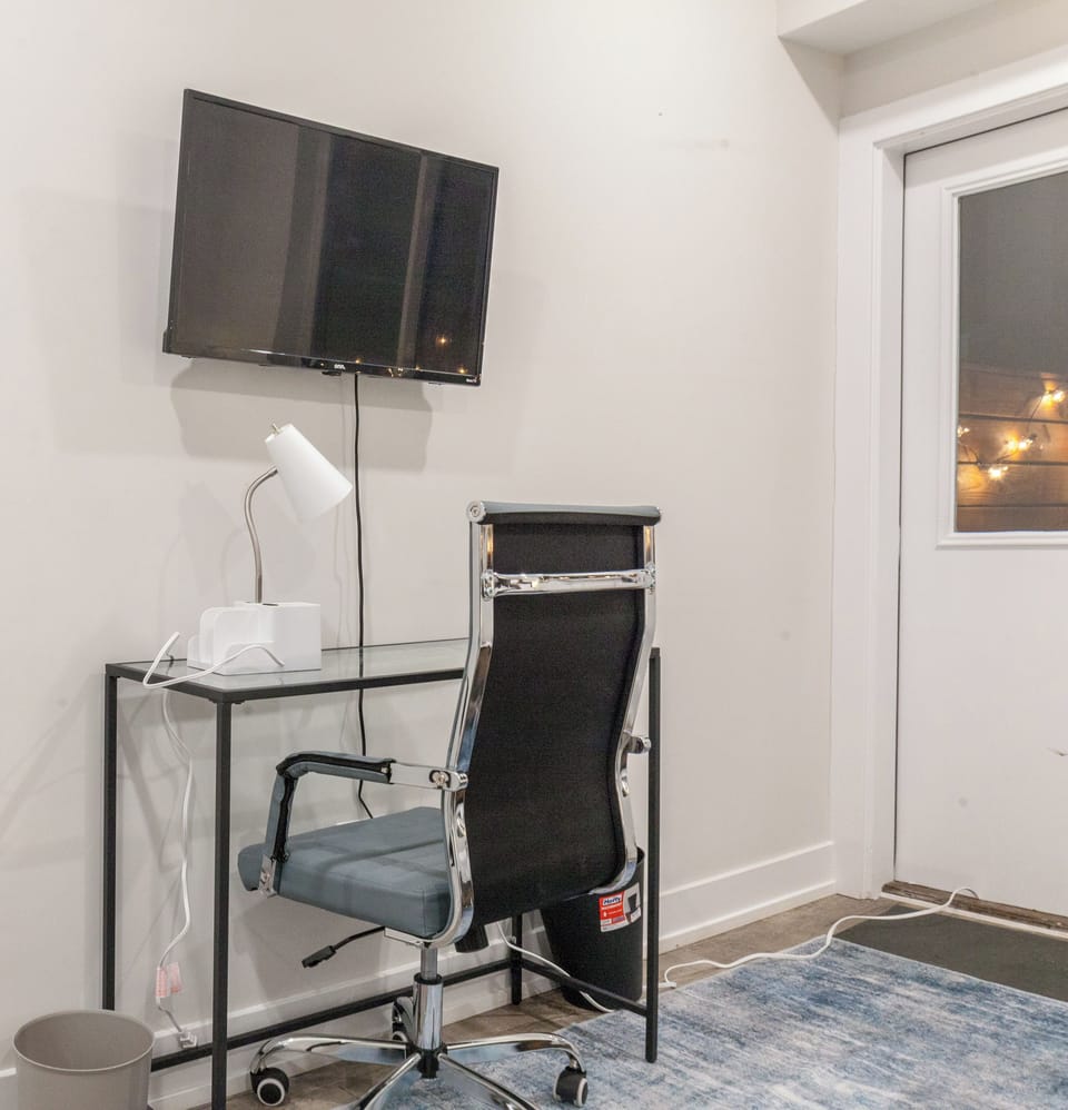 Bring your office at your home- we have a professional workspace for your comfort! 