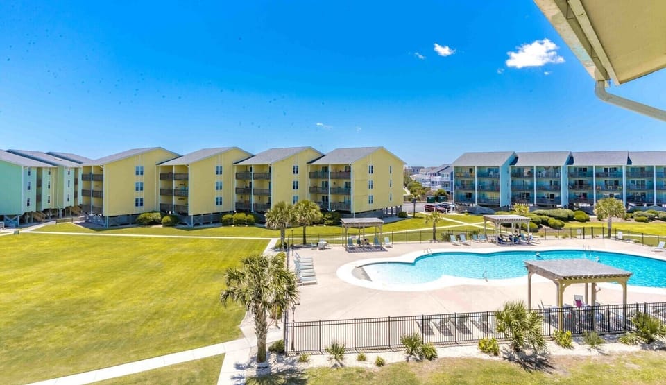Pool View from Covered Porch