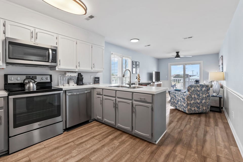 Modern kitchen with open layout