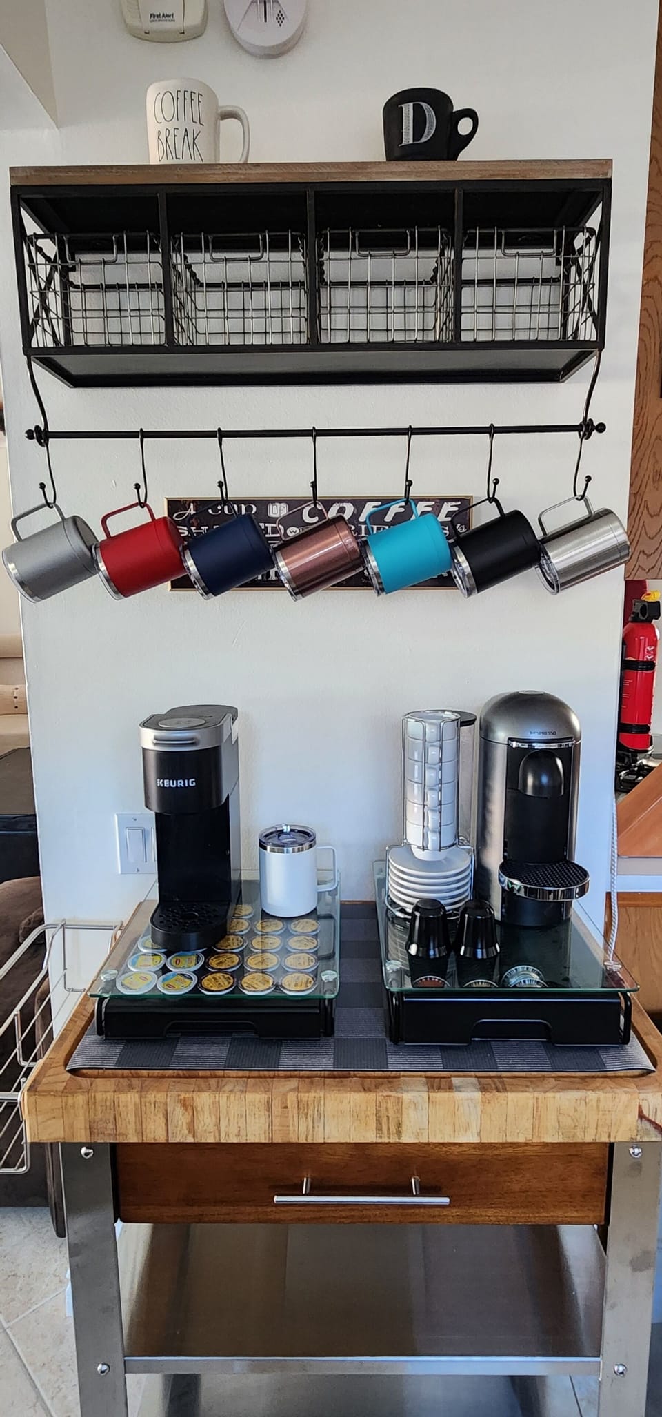Yes, there is a coffee bar!
