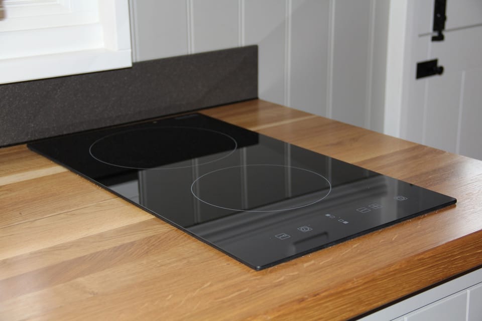 Electric double hob