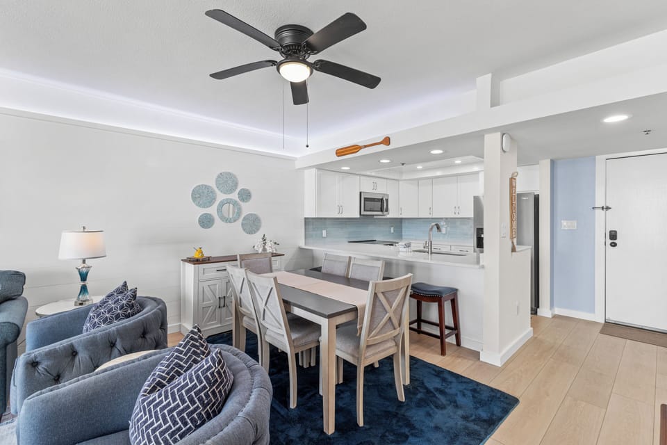 A bright and breezy retreat where every detail is designed to help you relax, recharge, and feel right at home by the coast.