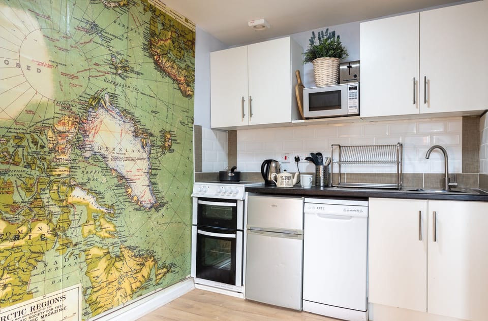 Kitchen area in apartment 4, Silver Birch