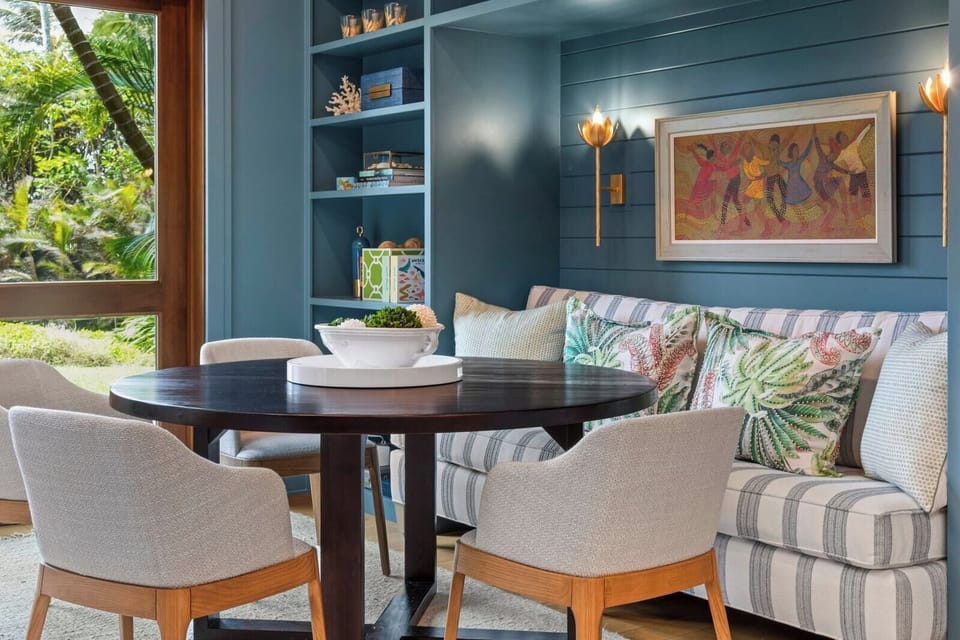  The den area has a comfortable seating area, perfect for card or board games after a delicious meal MON-2206