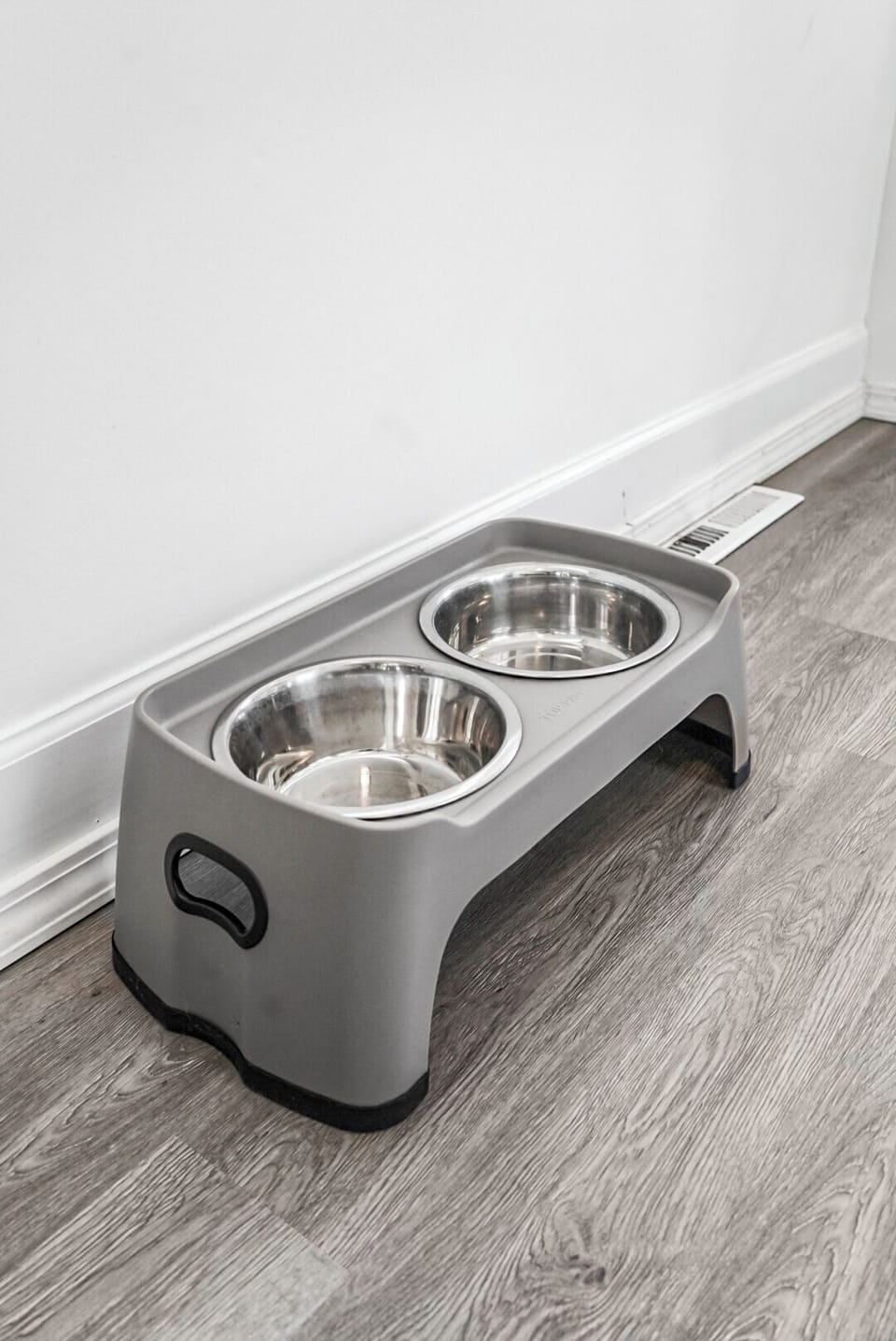 Food and water station for your furry friend.