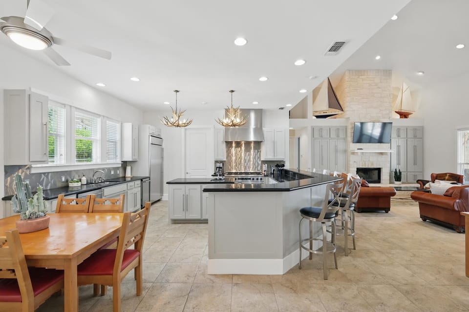 Fully stocked kitchen