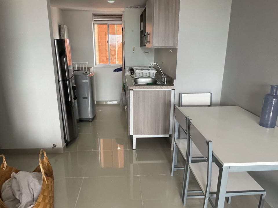 Kitchen/Laundry and dining area