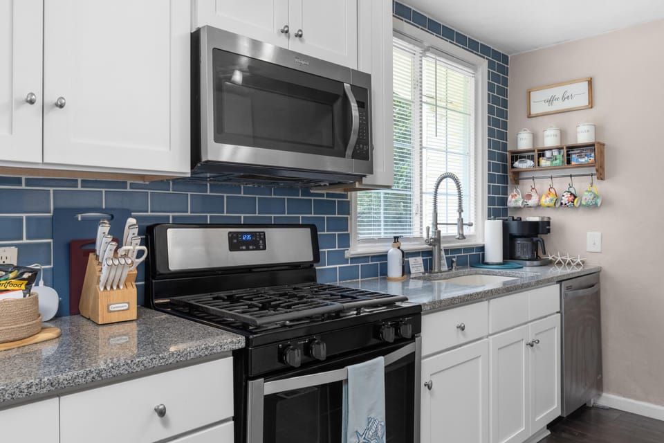 Kitchen with coffee area
