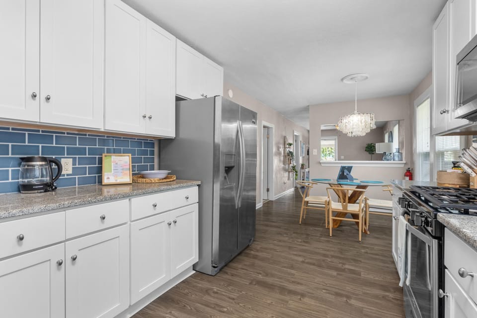 Kitchen with dining area