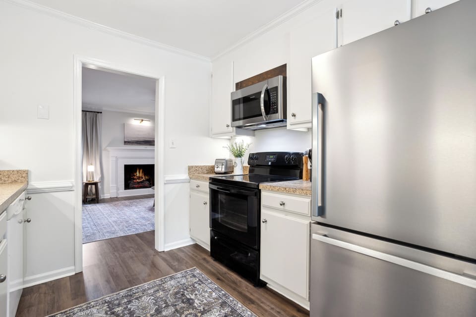 New Microwave and Refrigerator