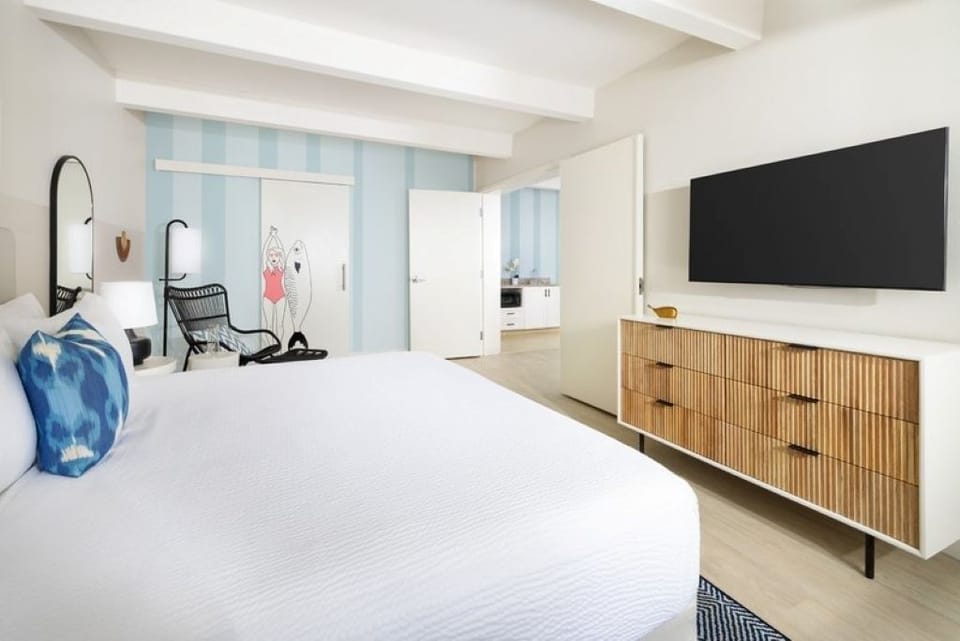 Stretch out and stream favorites from the comfort of bed.