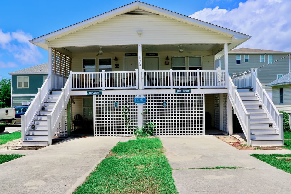 Unit is second floor, top/right.