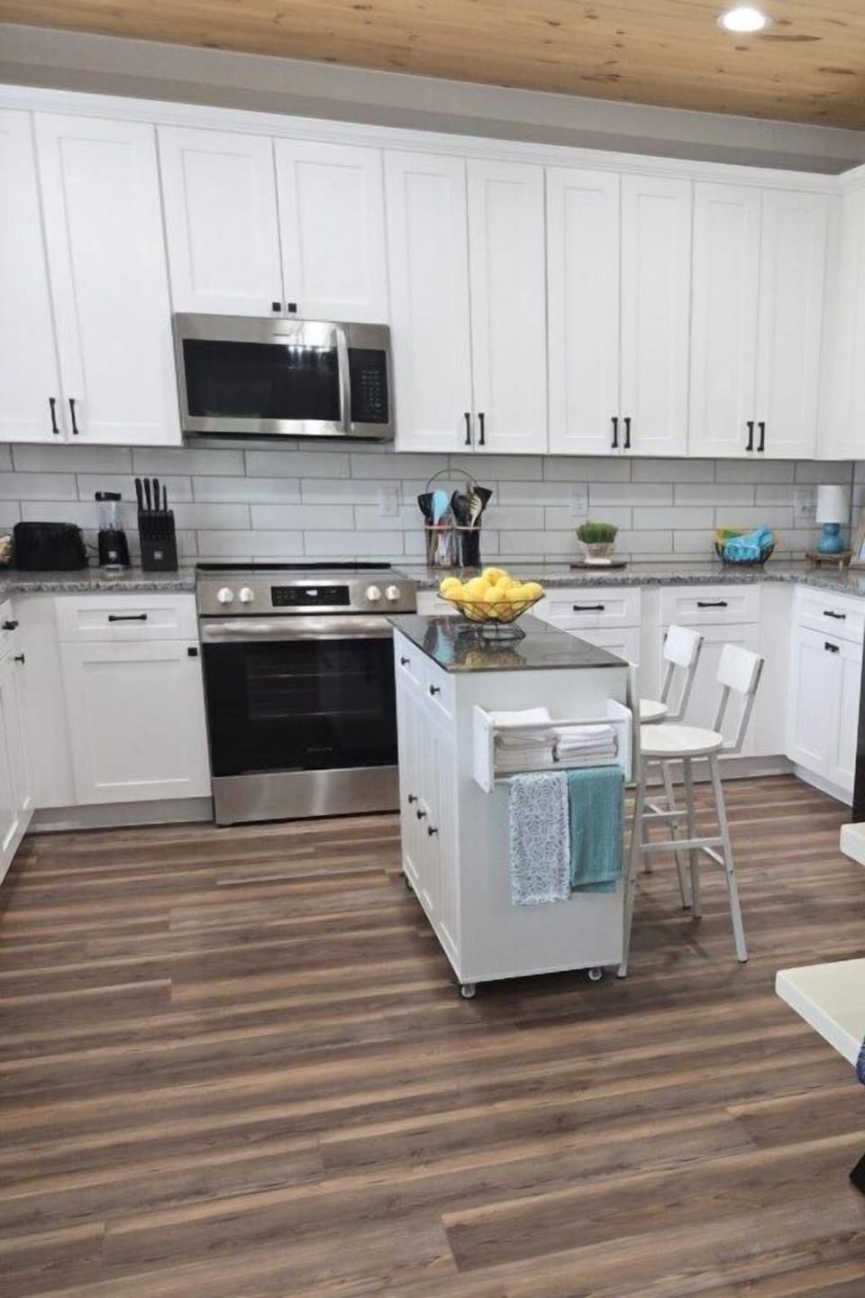 Kitchen with new appliances