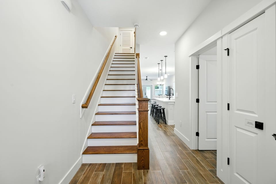 Stairs to second floor