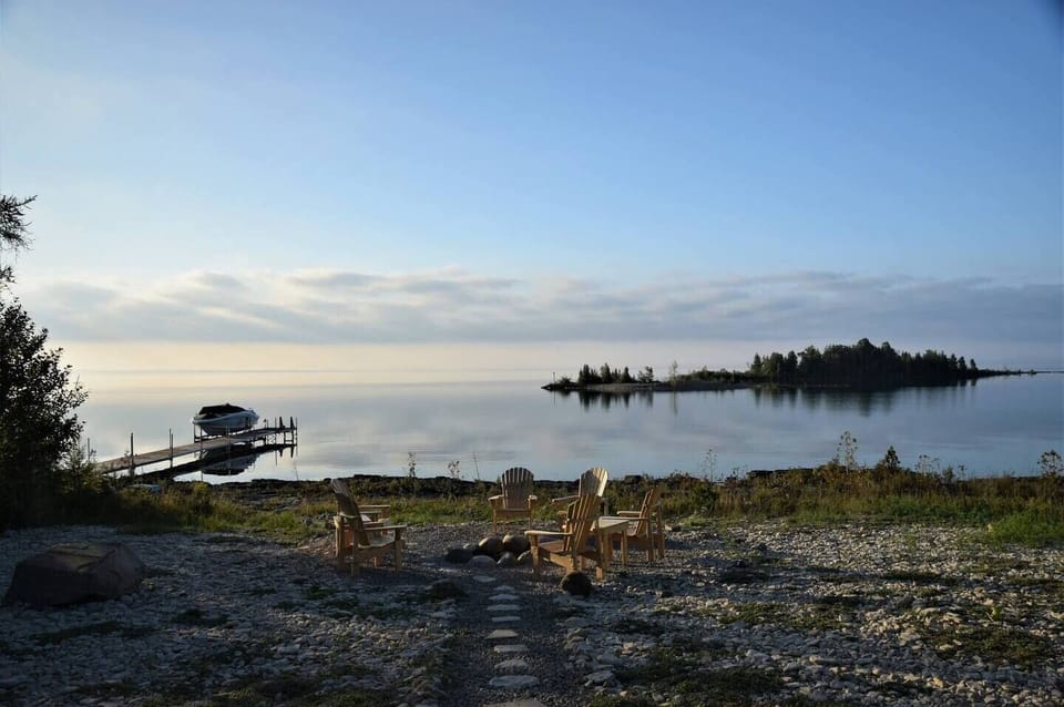 Dock to deep water swimming