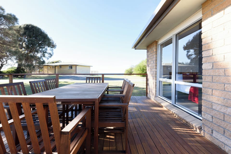 Enjoy drinks and conversation with beautiful outdoor seating