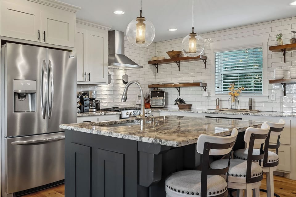 I have stayed at a lot of rental properties over the years and this is easily one of the nicest properties I have ever stayed at. The kitchen was essentially a professional kitchen. I can’t think of a single thing that was missing. - David M.