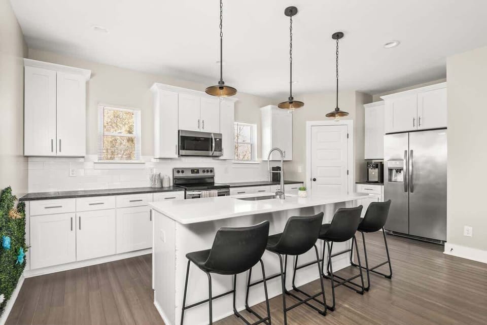 Kitchen and Island