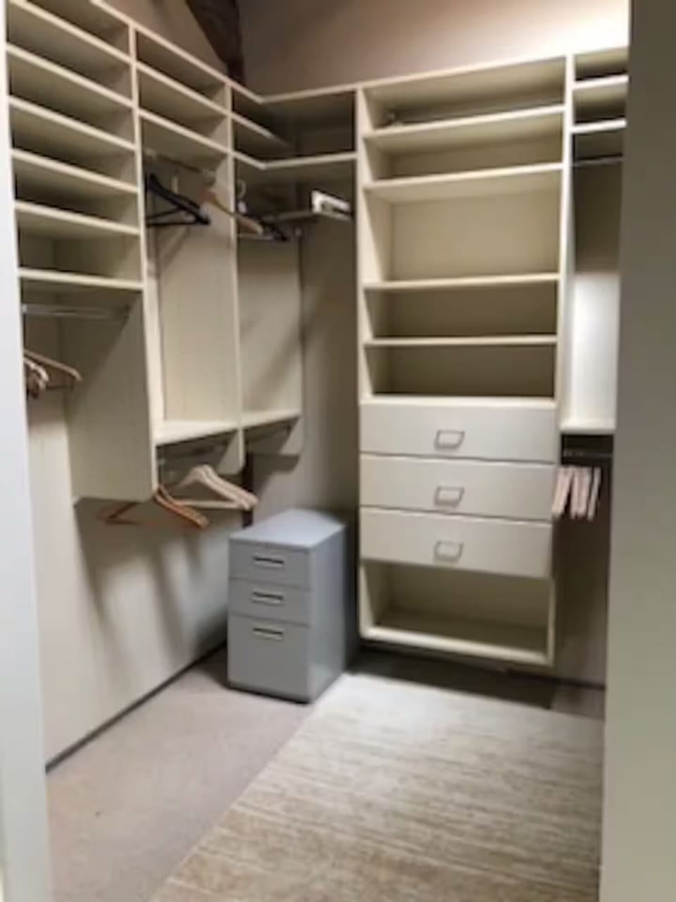 His and Hers closets 