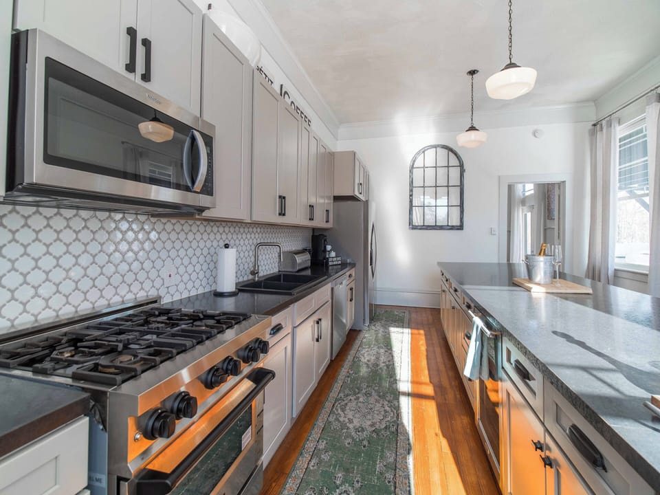 Big Kitchen off the Ballroom