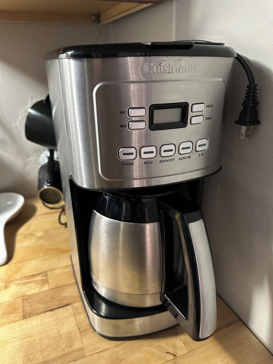 Choice of traditional brew coffee maker