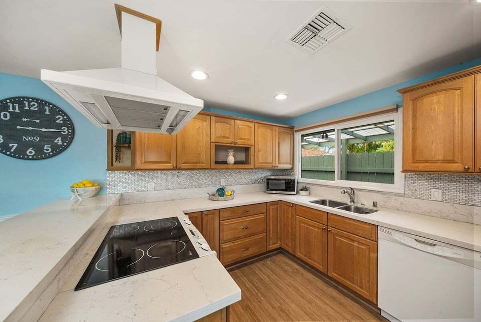 Enjoy cooking your favorite meal at your fully equipped kitchen