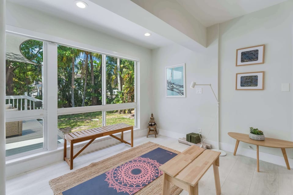 yoga and mediation nook