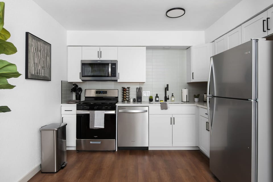 Contemporary design, fully stocked for your stay.