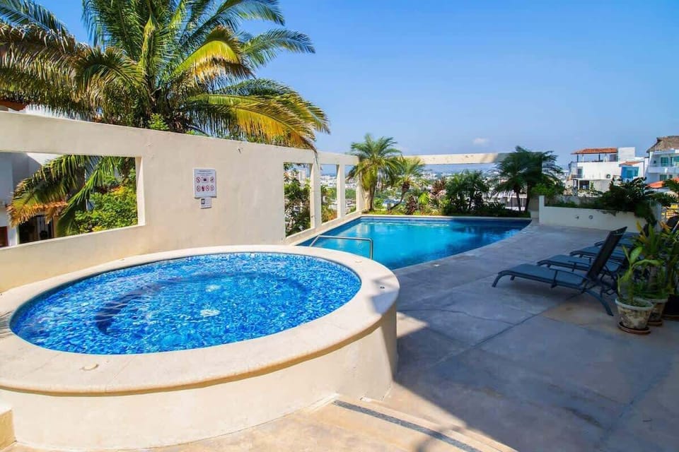 The building has a refreshing pool and a whirlpool where you can relax and destress