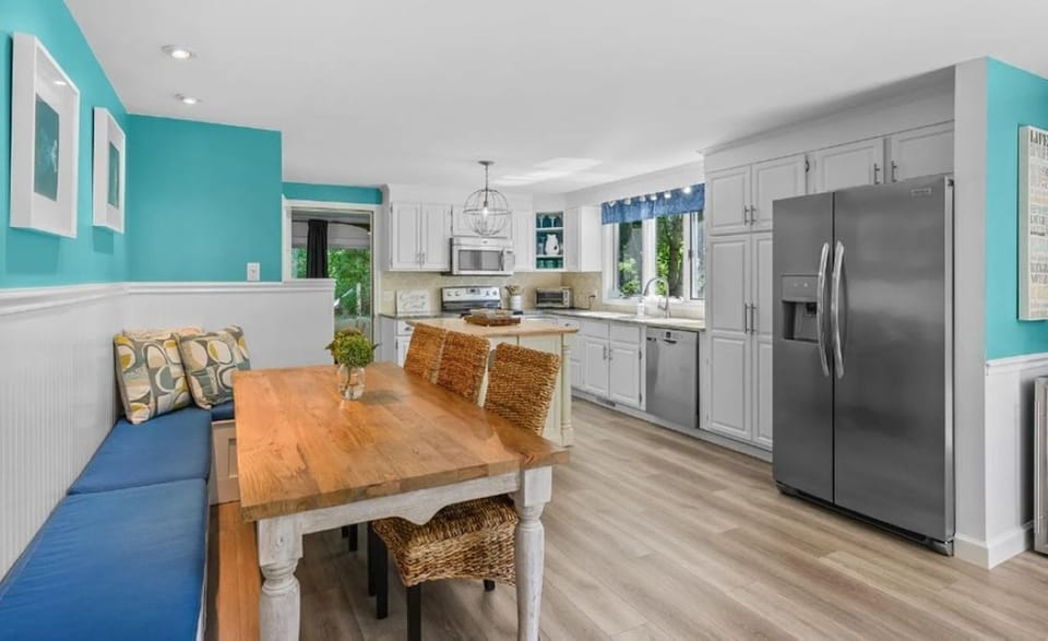 Dining table with seating for all