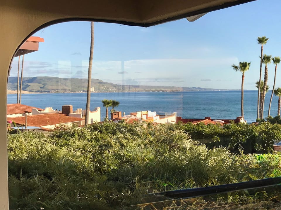 View from the inside corner window.