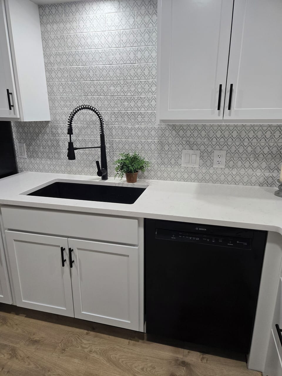 Huge farm sink and dishwasher